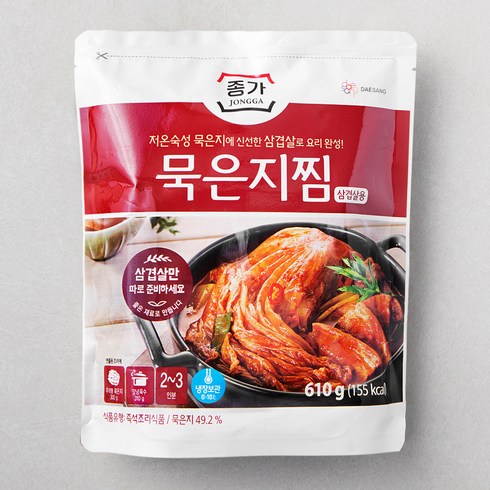 을지로 노포 맛집 은주정 김치찜 700g x 8팩 - 종가 묵은지찜 삼겹살용, 610g, 1개