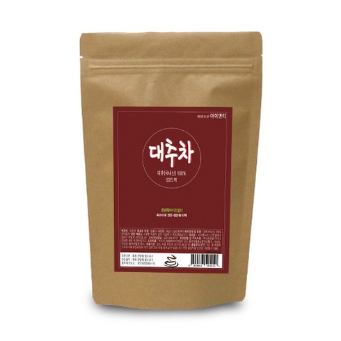 대추차 - 아이앤티 자연한잔 대추차 대용량 삼각티백, 1.2g, 50개입, 1개