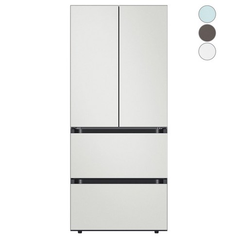 [색상선택형] 삼성전자 비스포크 키친핏 김치플러스 4도어 냉장고 420L 방문설치, RQ42A94C1AP