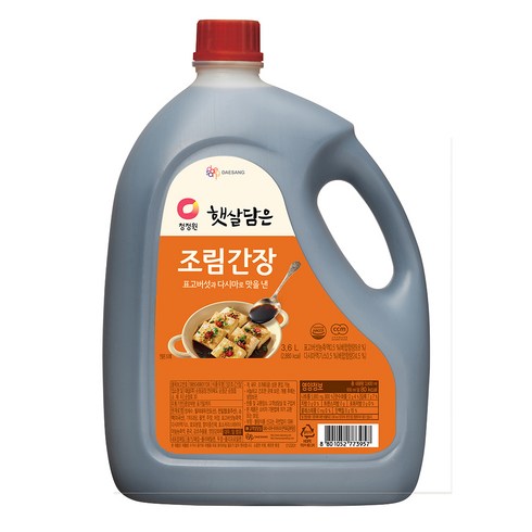 조림간장 - 청정원 조림간장 3.6L, 1개