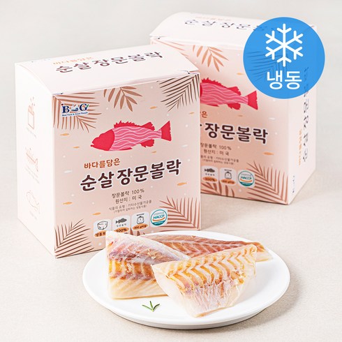 바다를 담은 순살 장문볼락 (냉동), 300g, 2개