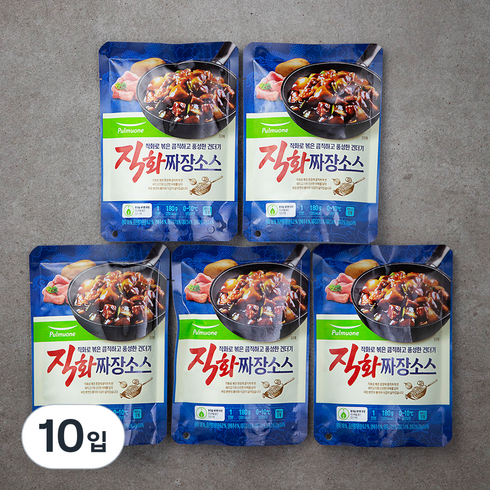 풀무원 직화짜장소스, 180g, 10입