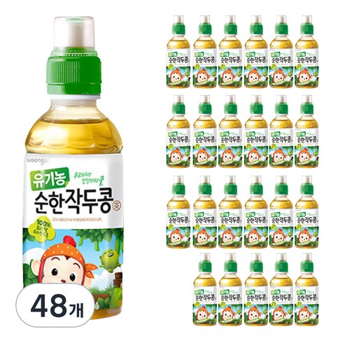 웅진작두콩차 - 웅진 유기농 순한작두콩, 200ml, 48개