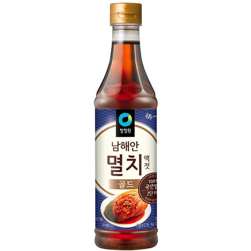 청정원 남해안 멸치액젓 골드, 1kg, 1개