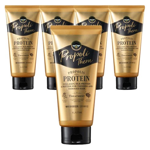 엘라스틴프로폴리테라트리트먼트 - 엘라스틴 프로폴리테라 손상 모발용 트리트먼트, 300ml, 5개