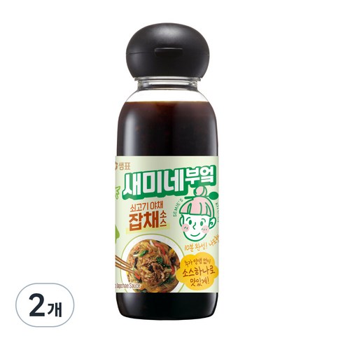 세미네부엌 - 새미네부엌 쇠고기 야채 잡채소스, 2개, 300ml