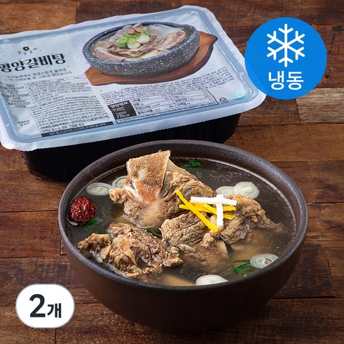 강강술래갈비탕 - 강강술래 영양갈비탕 (냉동), 1kg, 2개