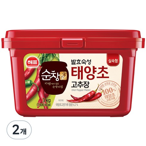 순창궁고추장 - 순창궁 태양초 고추장, 3kg, 2개