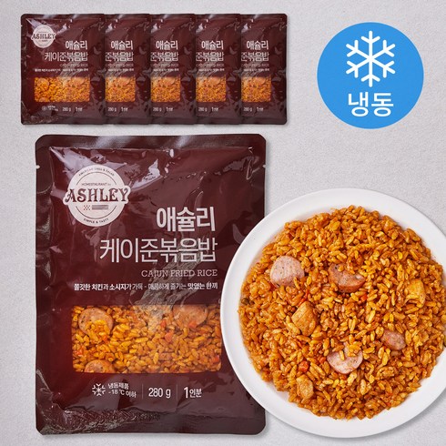 이랜드이츠 애슐리 케이준 볶음밥 (냉동), 280g, 6개