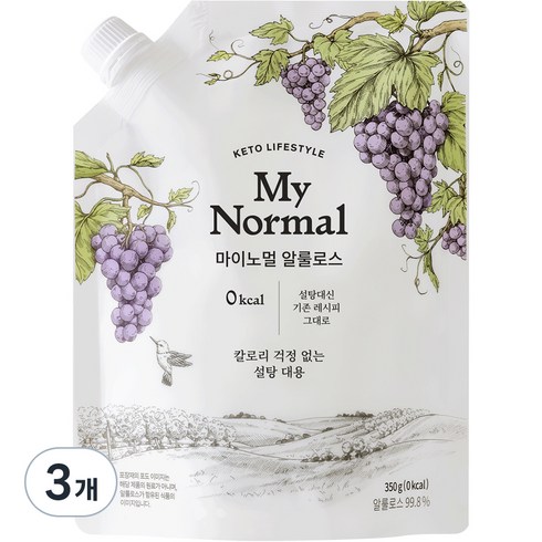 액상 알룰로스 485gX4병가루 알룰로스 350gX4팩  총 3.34kg - 마이노멀 알룰로스, 350g, 3개