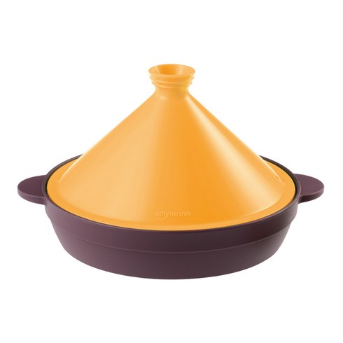 실리만 22CM 실리콘 타진찜기, 노랑, 1개