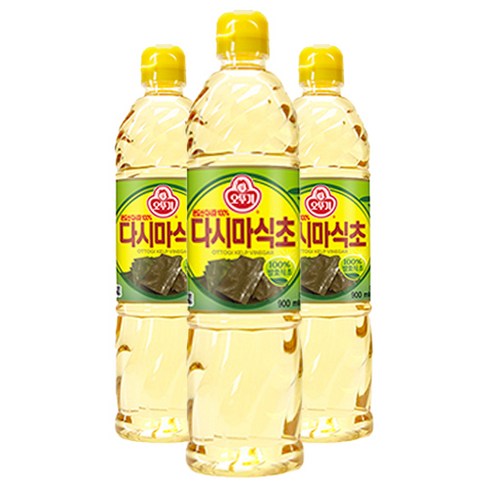 다시마식초 - 오뚜기 다시마식초, 900ml, 3개