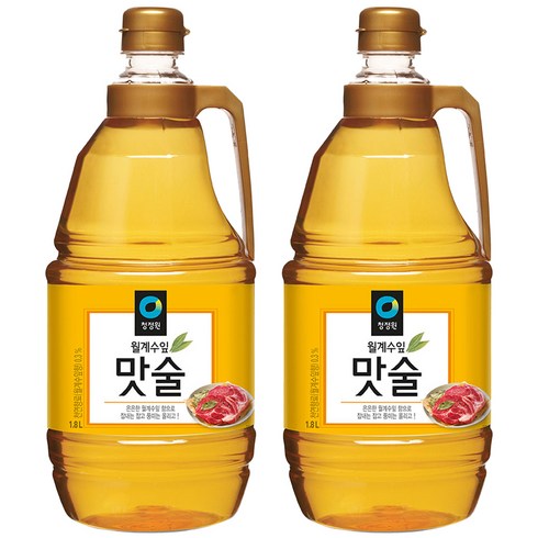 맛술 - 청정원 월계수잎 맛술, 1.8L, 2개