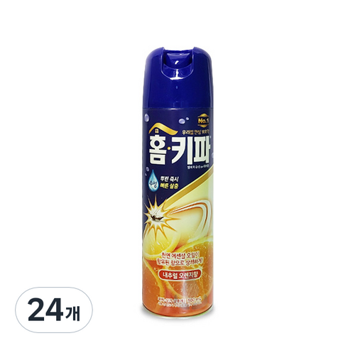 홈키파 에어졸 내츄럴오렌지향, 500ml, 24개