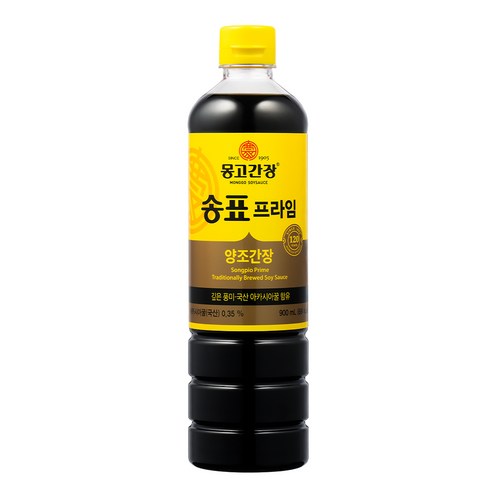 송표몽고간장 - 몽고간장 송표프라임 양조간장, 900ml, 1개