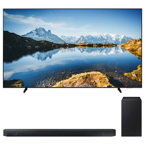 2024년 가성비 최고 삼성98인치tv - 삼성전자 UHD Crystal TV + 사운드바 세트, 247cm, KU98UD9000-6, 스탠드형, 방문설치