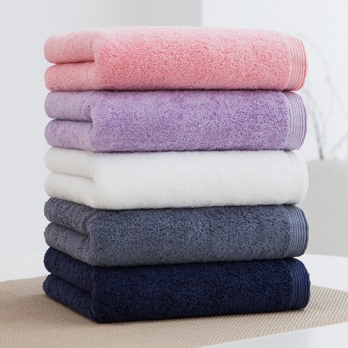 기라로쉬 갤러리 호텔 타월 190g 40수 코마사, 혼합(핑크 + 바이올렛 + 화이트 + 그레이 + 네이비), 5개