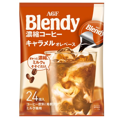 포션커피 - 에이지에프 Blendy 포션커피 카라멜향, 18g, 24개입, 1개