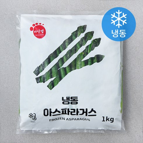 아스파라거스 - 마당발 냉동 아스파라거스 (냉동), 1kg, 1개