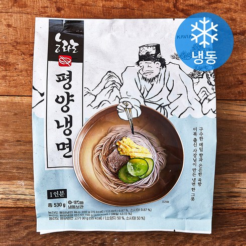 평양냉면밀키트 - 능라도 평양냉면 (냉동), 530g, 1개