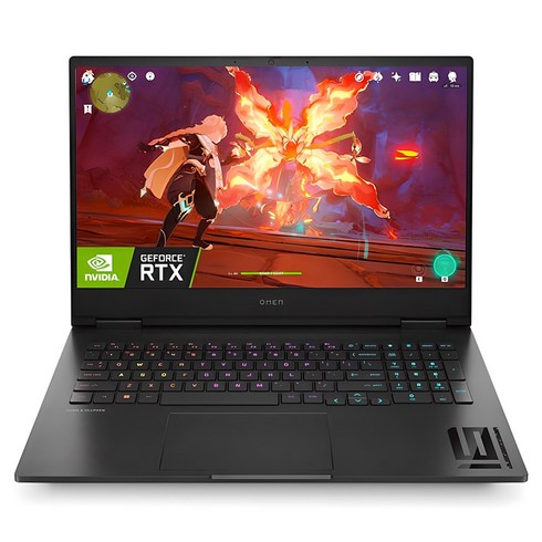 HP 2023 오멘 16.1 라이젠7 라이젠 7000 시리즈 지포스 RTX 4060, 쉐도우블랙, 512GB, 16GB, WIN11 Home, 16-xf0052AX