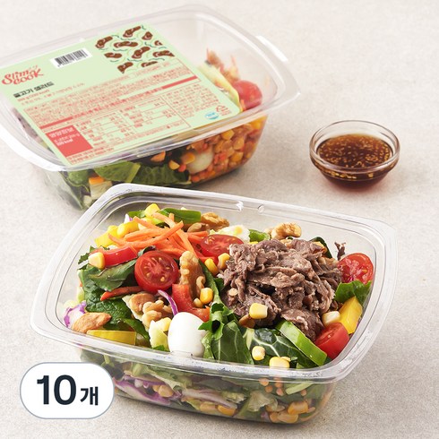 슬림쿡 불고기 샐러드, 255g, 10개