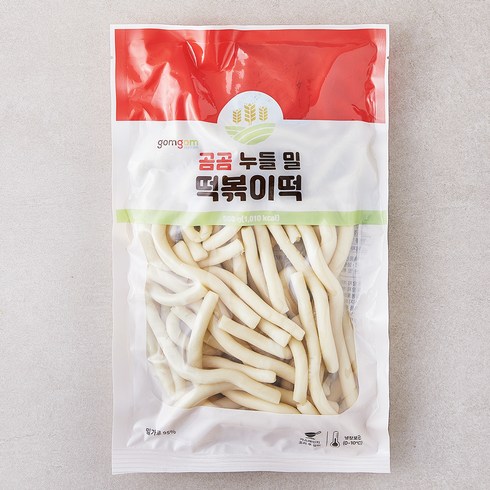 누들떡 - 곰곰 누들 밀 떡볶이떡 (냉장), 500g, 1개