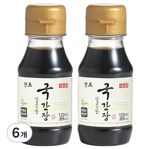 신앙촌 양조 테이블 국간장, 120ml, 6개