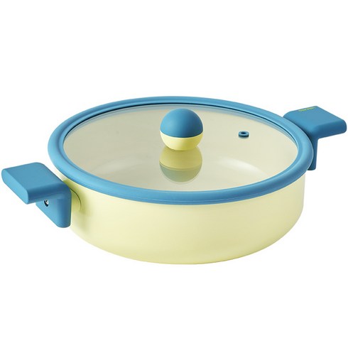 2023년 가성비 최고 네오플램 대니쉬 - 네오플램 대니쉬 IH 인덕션 전골냄비 24cm, 362 x 240 x 122 mm, 옐로우