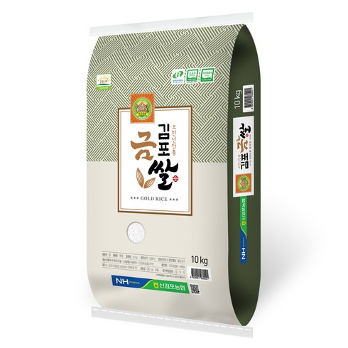 신김포농협 김포금쌀 추청 백미, 10kg(특등급), 1개