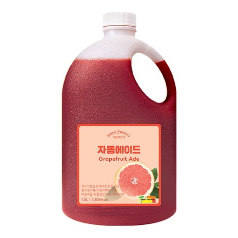 서울팩토리 자몽에이드, 1.5L, 1개