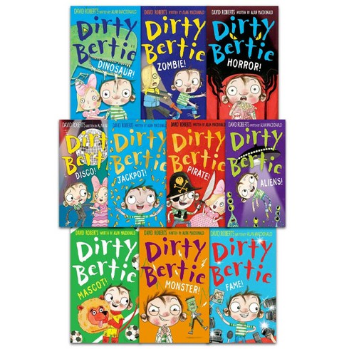 dirtybertie - Dirty Bertie 시리즈 3 챕터북 10종 세트, Stripes Publishing