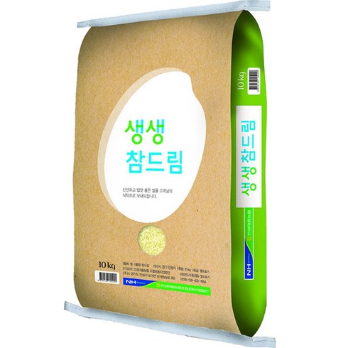 안성마춤농협 2024년산 햅쌀 생생방아 참드림쌀 특등급, 10kg, 1개