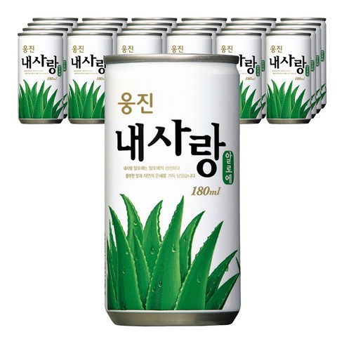 웅진 내사랑 알로에, 180ml, 120개