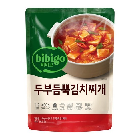 비비고김치찌개 - 비비고 두부듬뿍 김치찌개, 460g, 1개