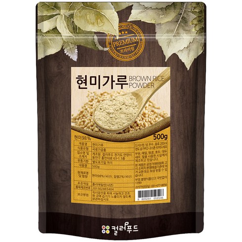 컬러푸드 국산 현미가루, 500g, 1개