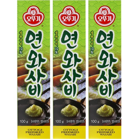 오뚜기 연와사비, 100g, 3개