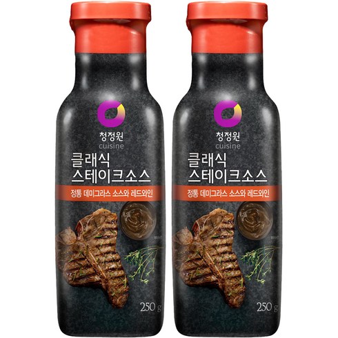 청정원 클래식 스테이크소스, 250g, 2개