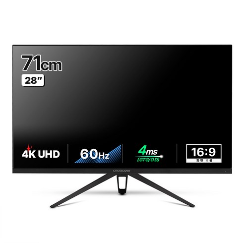 크로스오버 4K UHD 모니터, 71cm, 2890CU IPS UHD HDR TYPE-C 평면(무결점)