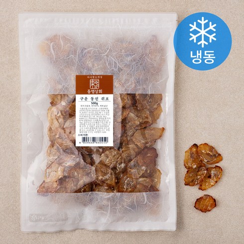 동전쥐포 - 동명상회 구운 동전 쥐포 (냉동), 500g, 1개