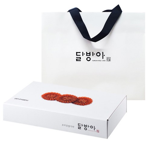 2023년 가성비 최고 송별식선물 - 달방아 호박찹쌀약과 20p + 쇼핑백, 800g, 1개