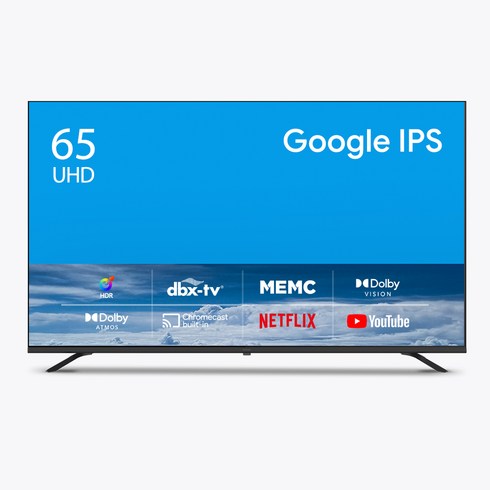 더함 4K UHD LED IPS 구글 OS SMART HOME60 24K1 TV, 165cm(65인치), NA652UHD, 스탠드형, 방문설치
