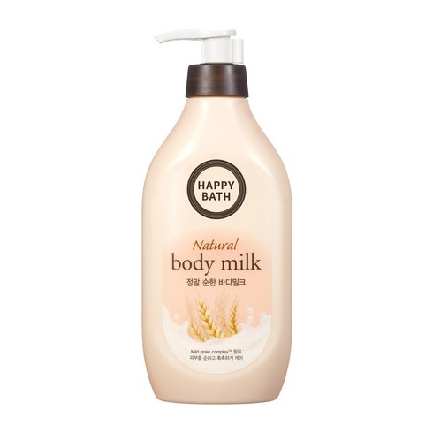 해피바스 정말 순한 바디밀크로션, 450ml, 1개