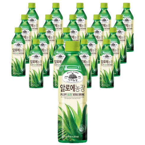 가야농장 알로에농장 500ml, 20개