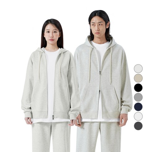 네이븐 이지 오버핏 후드집업 7컬러 NA2203Z
