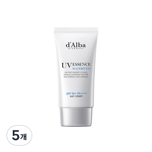 달바 워터풀 에센스 선크림 SPF50+ PA++++, 50ml, 5개