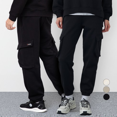 2023년 가성비 최고 등산조거팬츠 - 로또 에센셜 플리스 오버사이즈 카고 조거 팬츠