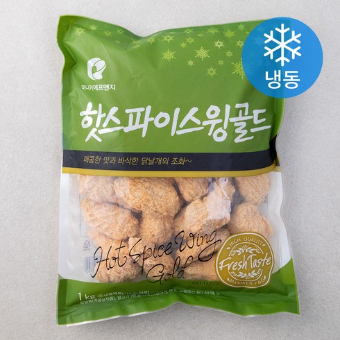 단봉 - 마니커에프앤지 핫스파이스윙골드 (냉동), 1kg, 1개