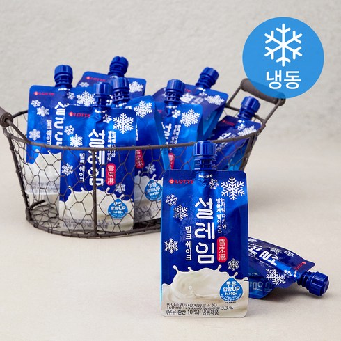 설레임 - 롯데웰푸드 설레임 밀크쉐이크 아이스밀크 (냉동), 160ml, 24개