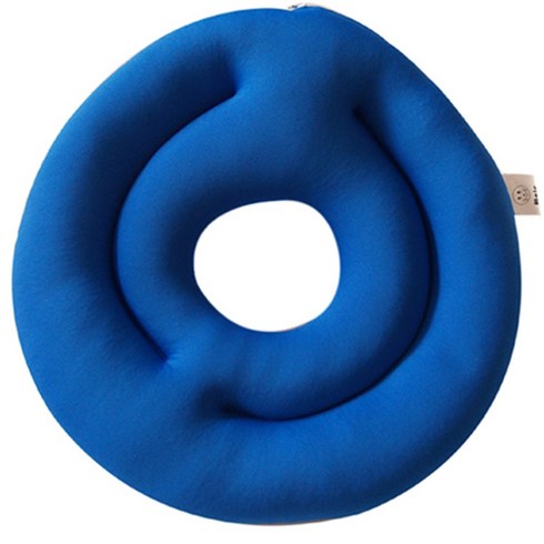 욕창방지방석 - 모두피아 기능성 몰 비즈 도넛 방석, 블루, 1개